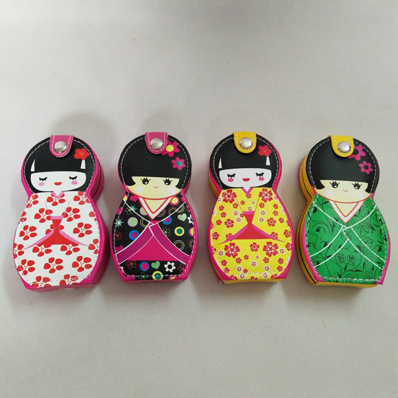 6-piece Japanese doll beauty set, nail clipper set, manicure tool set