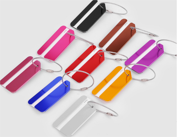 Luggage tags many  designs Travel supplies Metal luggage tags Aluminum luggage tags