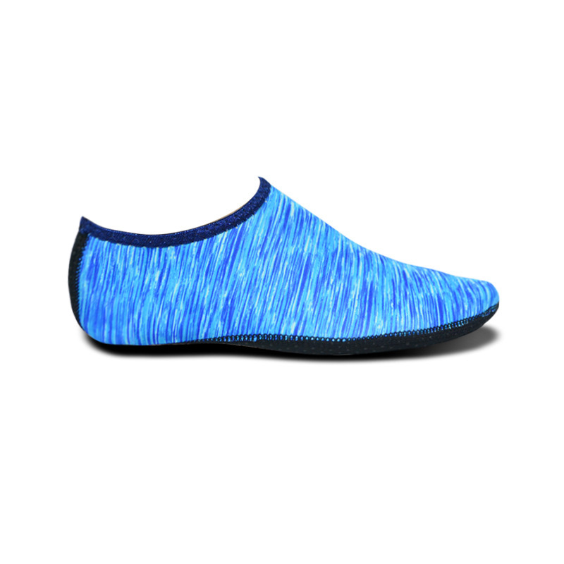 Beach shoes Men and women diving snorkeling children wading river swimming shoes Soft shoes non-slip and anti-cutting bare feet skin-tight shoes and socks